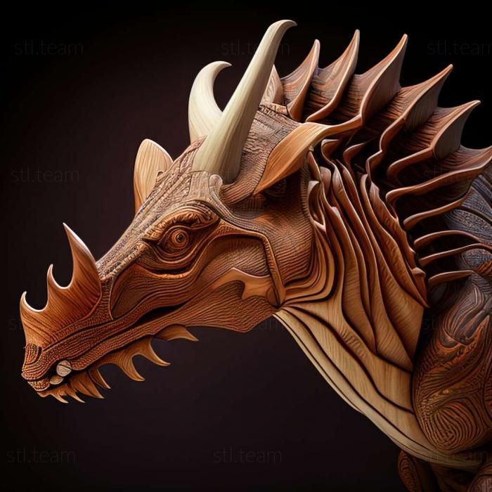 3D model Gargoyleosaurus (STL)